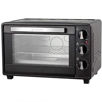 Grunkel - HR-23 - Horno eléctrico multifunción de sobremesa de 23l con 3 funciones de calor y selector de temperatura hasta 230ºC. Temporizador hasta 60 min - 1600W