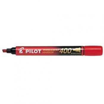 Feutre permanent gros biseauté rouge pilot SCA400R