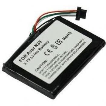 Batería para Acer n35 Typhoon MyGuide 3600 Navman PiN 570