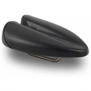 Duopower Nelox Sillín de Bicicleta, Hombre, Negro, 132 mm