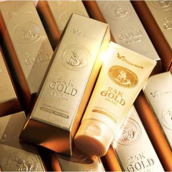 Elizavecca Milky Piggy Gold Snail Cleansing Foam 180ml Espuma Limpiadora Suave con Extracto de Caracol y Oro 24k