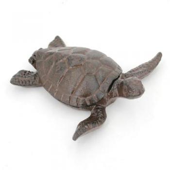 Caja Tortuga Gris ORIGEN Home Decor - 16x16x5cm Ideal para Decorar Tu Hogar