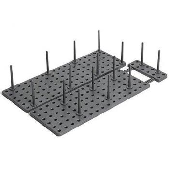 Organizador de Cajones Unisex Heine Home - Tamaño: 10x15x45 cm - Color Gris Anthracita