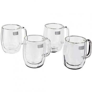 ZWILLING J.A. Henckels 39500-101 Coffee Mug Set, Glass, Clear
