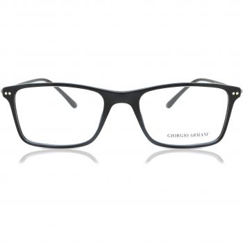 Giorgio Armani AR7037 5001 Armazones y Gafas Recetadas para Hombre Negros con Lentes de 57 mm