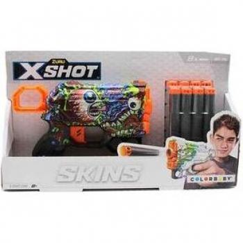 Pistola Menace X-SHOT con 8 dardos +8A Ojo Animado