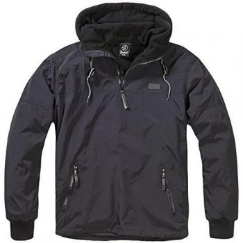 Brandit Luke Men's Black Windbreaker Jacket - XL