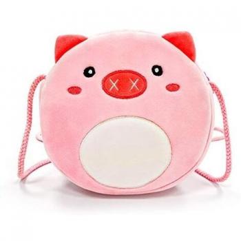 Wisdom1674 Bolso de Hombro para Pequeñas, Bolso de Animal de Dibujos Animados, Linda Bolso Niña Bolso Pequeño de Felpa, Bolsos Bandolera para Niñas, Regalos para Adolescentes