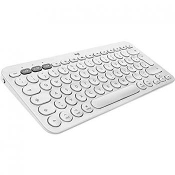 Teclado y Ratón Inalámbrico Bluetooth Premium Silencioso Subblim, Compatible con MAC, Color Plata y Blanco
