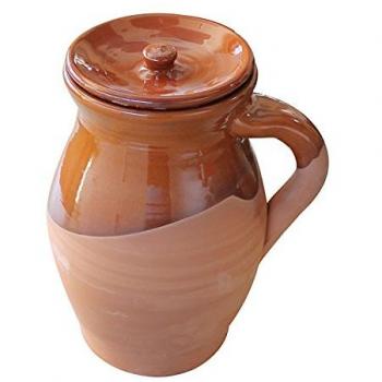 A Fuego Lento Puchero Rustico, Barro, Miel, 11 cm