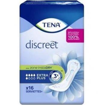 TENA Discreet Extra Plus Incontinence Pads, Light Urinary Incontinence, 16 Units