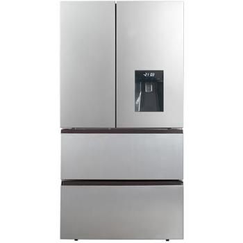 Frigorífico Francés Evvo F80 510L Inox Oscuro, Total No Frost, Dispensador de Agua, Motor Inverter