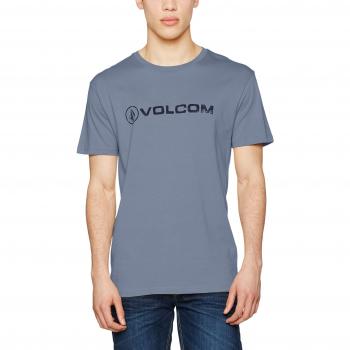 Volcom Linoeuro Bsc Ss Camiseta, Hombre, Gris Azulado, XL