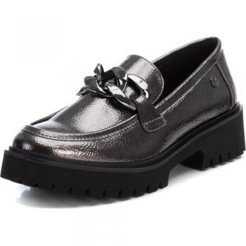 Mocasín de Mujer XTI 143205 Vegano con Hebilla Decorativa Color Negro Talla 39