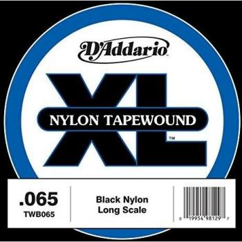D'Addario TWB065M Single String for Bass Nylon Wire Gauge .065