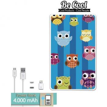 Becool® - Batería Externa Power Bank 4000 mah + Gratis 1 cable USB-MicroUsb