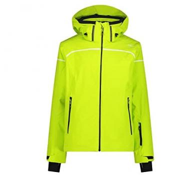 Chaqueta Softshell CMP Zip Hood 31W0317 amarilla fluorescente - XL con capucha desmontable
