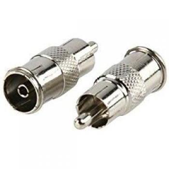 Metal RCA to Coaxial Adapter AC-019