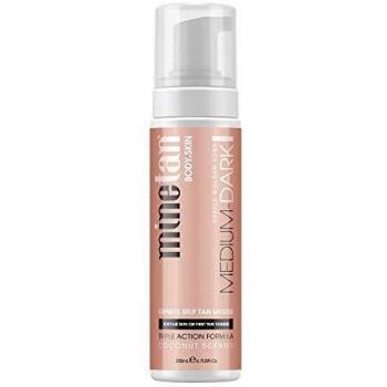 Espuma Bronceadora Autogustante Minetan Tono Medio Oscuro 200ml
