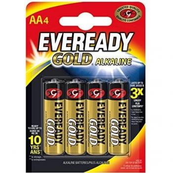 Eveready Gold LR6 AA Blister de 4 Pilas Alcalinas