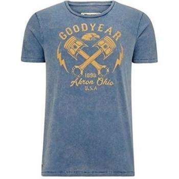 Goodyear T-Shirt Meaford, Color:pigeon blue;Größe:XL