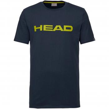 HEAD Club Ivan T-Shirt JNR Camiseta, Azul oscuro / amarillo, 116, Tamaño del fabricante: XS