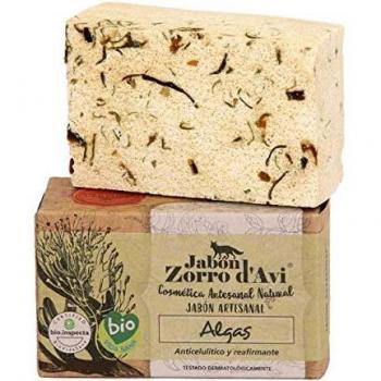 Jabon zorro dzavi jabon natural ecologico de algas anticelulitico hidratante y regenerador 120 gr