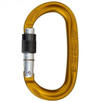 Climbing Technology Pillar Pro SG 2 C39600ydbctstd mosquetón, Amarillo/Gris, Talla única