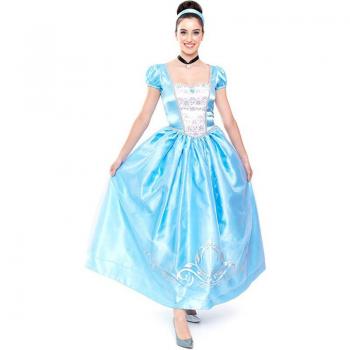 Disfraz de Princesa Azul de Cuento de Hadas para mujer