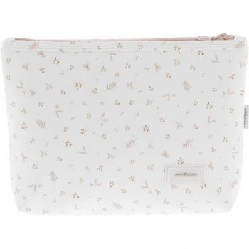Neceser Cambrass Plum Street - Neceser de diseño moderno, fabricado en algodón y poliéster, con estampado atractivo, cierre de cremallera, tamaño compacto ideal para llevar productos de higiene personal o maquillaje, fácil de limpiar y