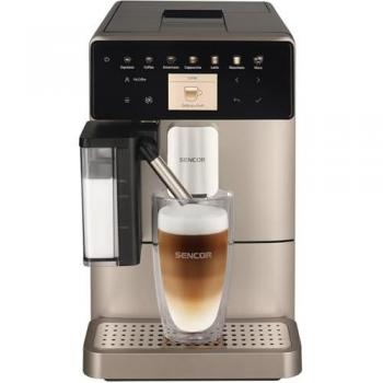 Cafetera Superautomática Sencor SES 9350CH con Pantalla LCD, Espumador y 19 Bares de Presión