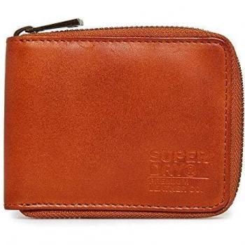 Superdry - Cartera para Hombre Bronceado 12X9X2