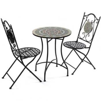 Conjunto de Mesa y 2 Sillas Versa Baffin 60 x 71 x 60 cm