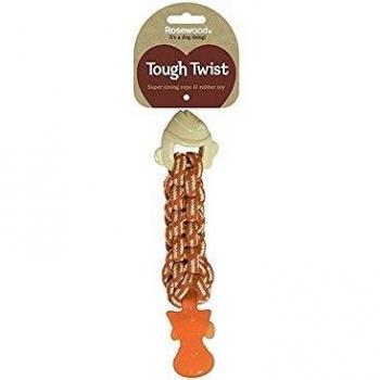 Rosewood Tough Twist Textured Fish Dog Toy