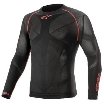 Alpinestars Ride Tech V2 Summer Long Sleeve Base Layer - Black/Red XS-S
