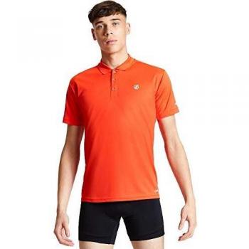 Dare2b Delineate-Polo Ligero con Bolsillo con 3 Compartimentos T-Shirts/Polos/Vests, Hombre, Trail Blaze, XXL