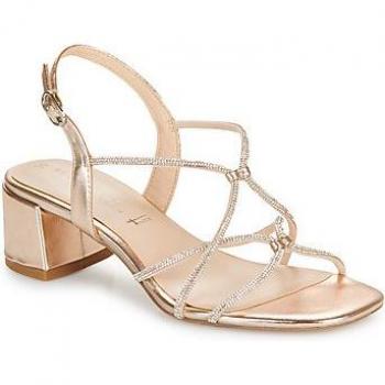 Sandalias de tacón Tamaris 28236-933 para mujer en dorado de piel vegana