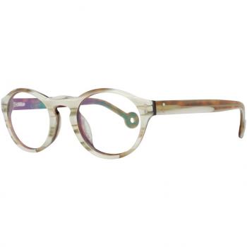Hally & Son HS505 02 Men's Eyeglasses Grey Size 50 - Blue Light Block Available (Frame Only)