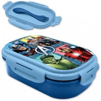 Sandwichera Avengers Marvel con Cubiertos 18 x 7 x 14 cm