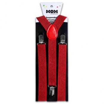 Tirantes Rojos Ajustables Talla Única
