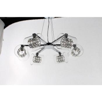 Lámpara colgante Sonja Chrome de 6 bombillas, 14 cm, cromada