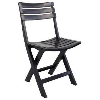 Silla Plegable de Resina Modelo Komodo Color Antracita