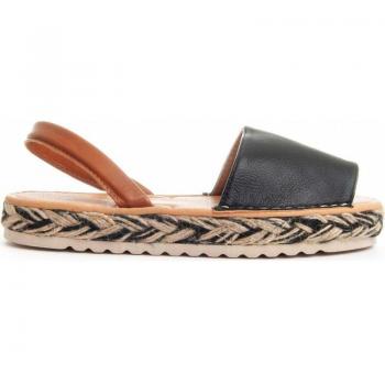 Sandalias de Mujer Montevita Sandsum8 Negro, características: diseño casual, material sintético, suela antideslizante, plantilla acolchada para mayor comodidad, cierre tipo hebilla ajustable