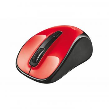 Trust Xani - Ratón óptico con tecnología Bluetooth, rojo