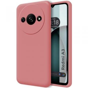 Funda Silicona Líquida Ultra Suave Rosa para Xiaomi Redmi A3