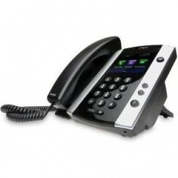 HP Poly VVX 250 IP Phone with Power over Ethernet and 4-Line Support