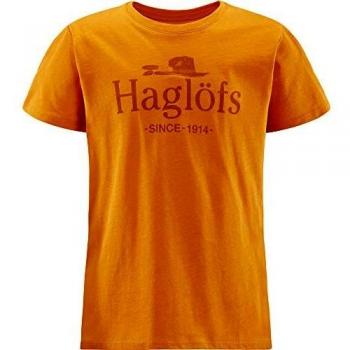 Haglöfs Camp tee Camiseta, Niños, Desert Yellow, 140