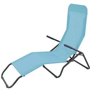 Planeta Huerto Tumbona Reclinable Acero/Textlene