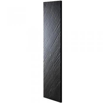 Radiador eléctrico de piedra natural grafito 1200W 200x50 cm vertical