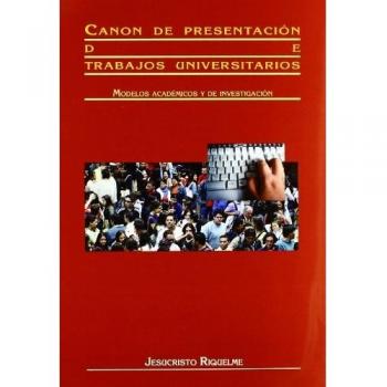 Canon de trabajos universitarios